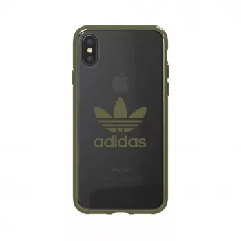 Adidas Apple iPhone X/Xs OR Clear Θήκη Πράσινο