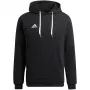 adidas Entrada 22 ανδρικό μπλουζάκι με κουκούλα μαύρο M