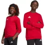adidas Entrada 26 φούτερ παιδικό κόκκινο 140cm