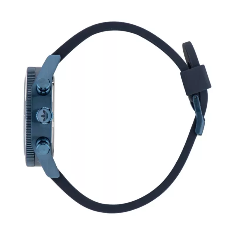 Adidas ανδρικό AOFH23004 Code One Chrono ρολόι με μπαταρία χρονογράφος 43mm μαύρη σιλικόνη