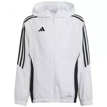 adidas Tiro 24 παιδικό αθλητικό μπουφάν προπόνησης λευκό IM8799 116cm