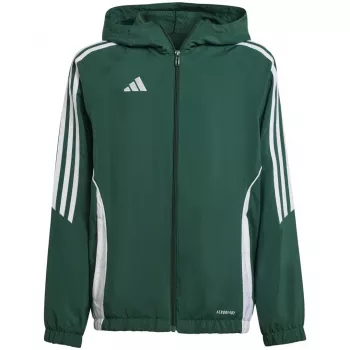 adidas Tiro 24 αθλητικό μπουφάν προπόνησης Junior πράσινο 140cm