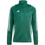 adidas Tiro 24 αθλητικό τοπ προπόνησης φούτερ Team Green/λευκό μέγεθος L