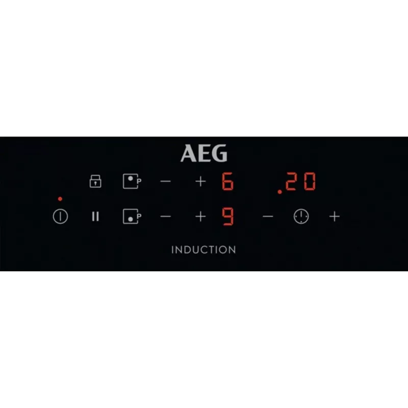 AEG IKB32300CB Επαγωγική Εστία 2 Ζωνών, Touch Control, PowerBoost, Μαύρο
