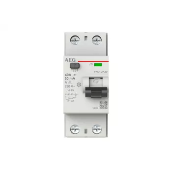 AEG Power Solutions Ρελέ Διαφυγής FN240/A30 2P Τύπος A 40A 30mA
