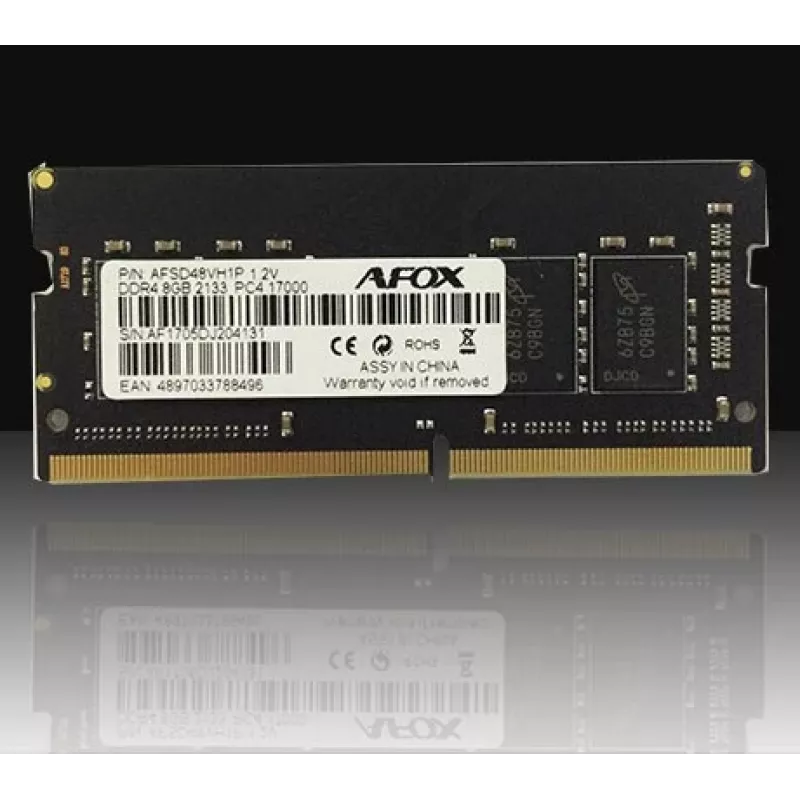 AFOX AFSD48VH1P 8GB DDR4 2133MHz SODIMM Μνήμη RAM