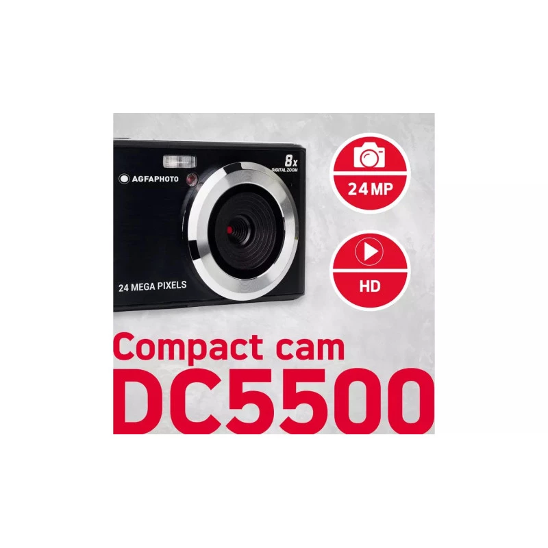 AGFA DC5500 ψηφιακή φωτογραφική μηχανή μαύρη