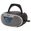 Aiwa BBTU-400SL φορητό στερεοφωνικό σύστημα CD/FM RDS/USB/Bluetooth ασημί αναπαραγωγή MP3