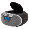 Aiwa BBTU-400SL φορητό στερεοφωνικό σύστημα CD/FM RDS/USB/Bluetooth ασημί αναπαραγωγή MP3