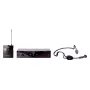 AKG WMS45 Sports Set Ασύρματο σύστημα μικροφώνου με C544 L Headset, UHF BD U2 Band (614-630 MHz), Bodypack πομπός, Σταθερός δέκτης, 30m εμβέλεια