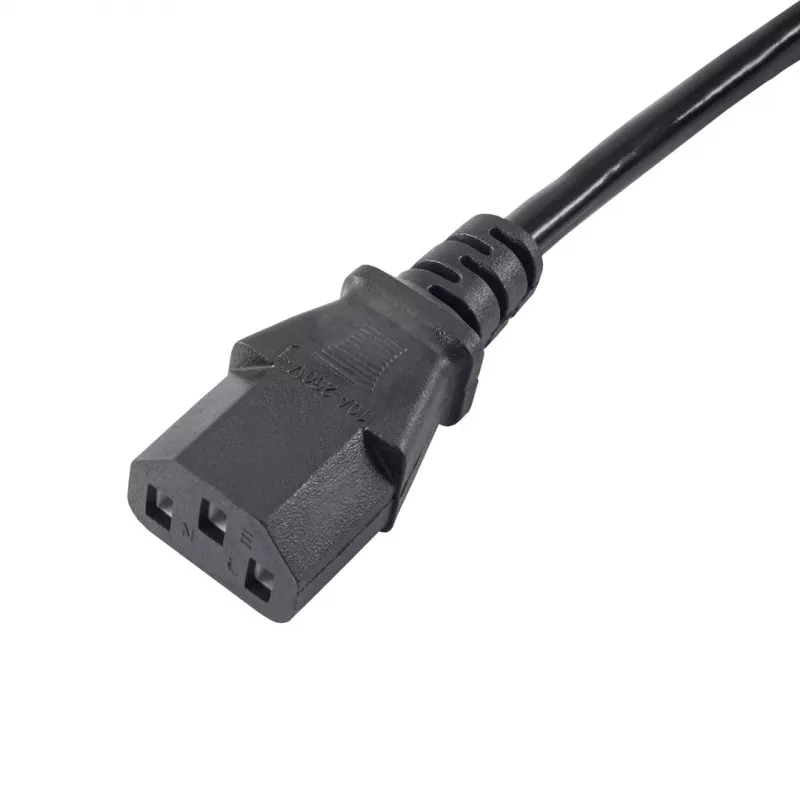 Akyga AK-PC-05A Καλώδιο τροφοδοσίας CEE 7/7 σε IEC C13, 5 m, μαύρο