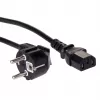 Akyga AK-PC-06A Καλώδιο τροφοδοσίας CEE 7/7 σε IEC C13, 3 m, μαύρο