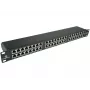 ALANTEC STP Cat.6 48 Ports IDC Patch Panel 2U 19 ιντσών Rackmount Μαύρο (PK050)