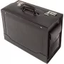 Jüscha Ancona τσάντα courier 45042, μαύρο δέρμα