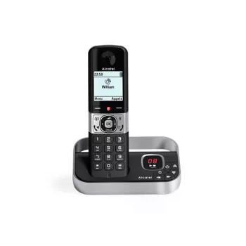 ALCATEL 8517110010 ασύρματο τηλέφωνο DECT με 2 ακουστικά, οθόνη 1,5 ιντσών amber και τηλεφωνικό κατάλογο