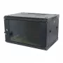 ALLNET 19 ιντσών Επιτοίχιο ντουλάπι 12U 1 τεμ. Βάθος 450mm Μαύρο αποσυναρμολογημένο ως κιτ σειρά SMA