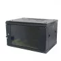 ALLNET SMA-Series 19 ιντσών Επιτοίχιο ντουλάπι 9U 1 τεμ. Βάθος 600mm Μαύρο Flat Pack