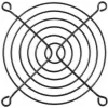 Alphacool 92mm Σχάρα Ανεμιστήρα Ατσάλινη Μαύρη (10336)
