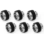 Alphacool Apex Grip Σύνδεσμος Συμπίεσης 13/10mm G1/4 Χρώμιο - Συσκευασία 6 τεμ. 14921