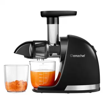 AMZCHEF ZM1501-BK-SM αργός αποχυμωτής μάσησης μαύρο