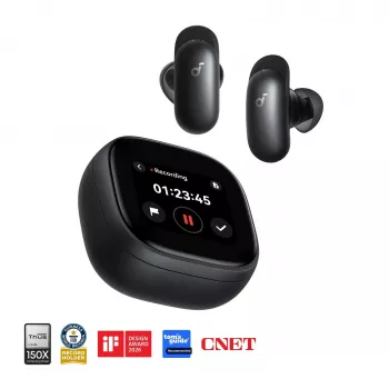 Anker Soundcore Liberty 5 Pro Max True Wireless Earbuds, Bluetooth 5.3, Adaptive ANC, 6 μικρόφωνα, μαύρο