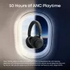 Anker Soundcore Space 2 Over-Ear Ακουστικά με Noise-Cancelling, Μαύρο