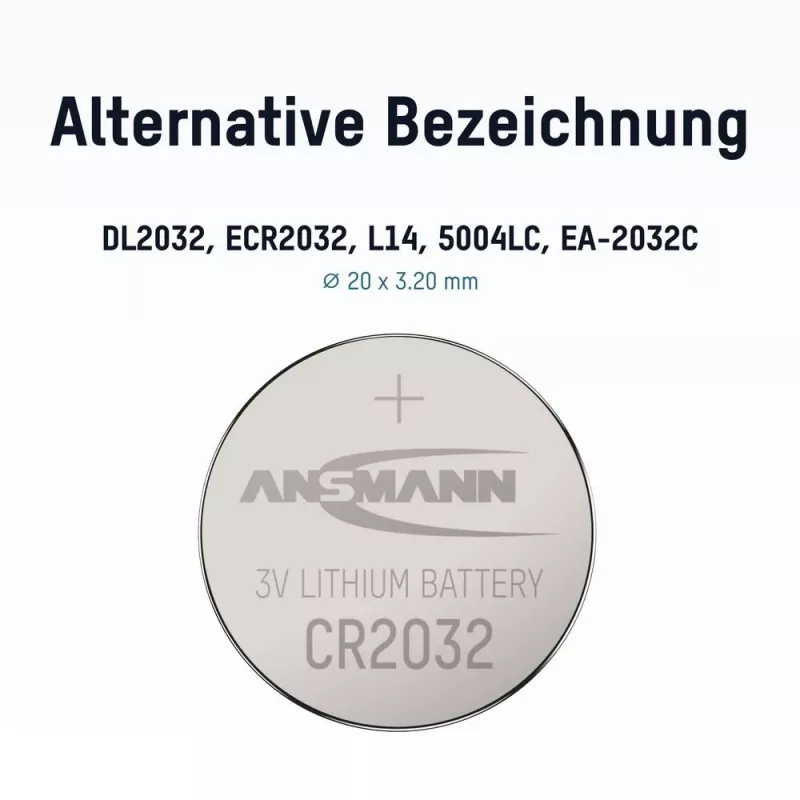 ANSMANN CR2032 Μπαταρία λιθίου κουμπί 3V 230mAh (1 τεμ.)