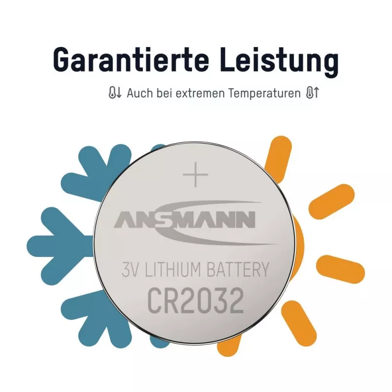 ANSMANN CR2032 Μπαταρία λιθίου κουμπί 3V 230mAh (1 τεμ.)