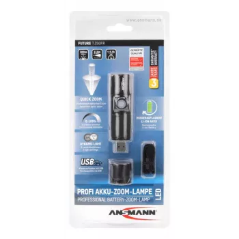 ANSMANN φακός Future T350FR 350 lumen CREE LED εστίαση ρυθμιζόμενη IPX4
