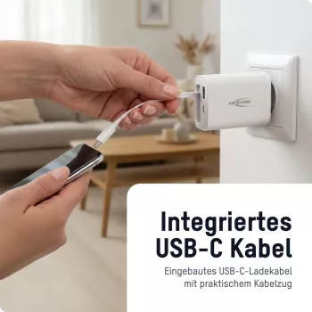 ANSMANN USB Charger 230PD 30W λευκό