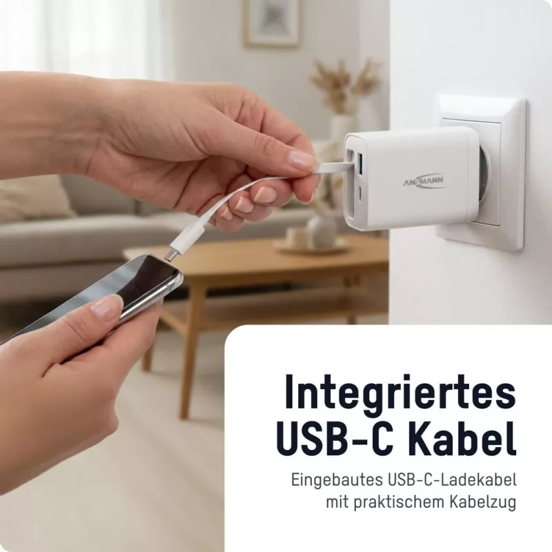 ANSMANN USB Charger 230PD 30W λευκό