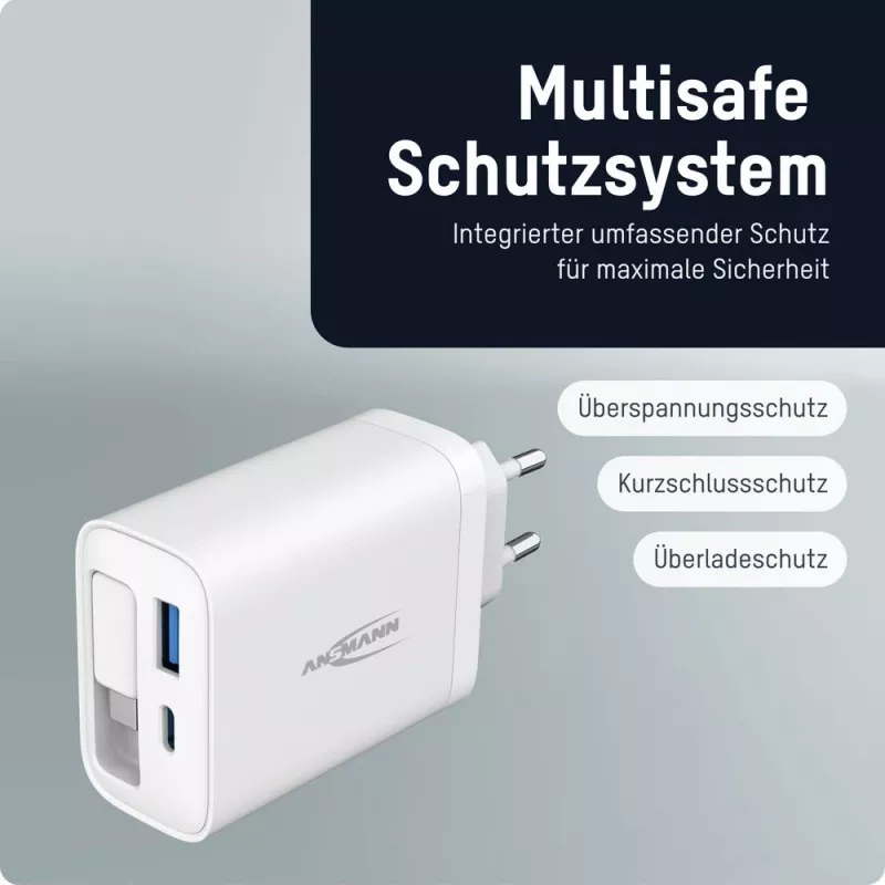 ANSMANN USB Charger 230PD 30W λευκό