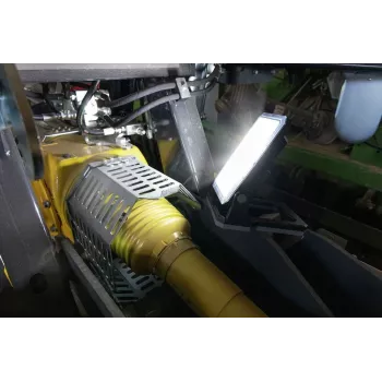 ANSMANN WL2000R-ECO επαναφορτιζόμενος φακός εργασίας LED, 2000 lm, 6500K, IP54, powerbank, μαύρο/γκρι