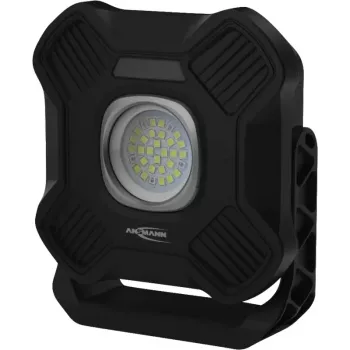 ANSMANN WL2000R Επαναφορτιζόμενο LED φωτιστικό εργασίας, Μαύρο, 20W, 2000lm, με μαγνήτη, γάντζο ανάρτησης, τρίποδο - 1 τεμ. (1600-0755)