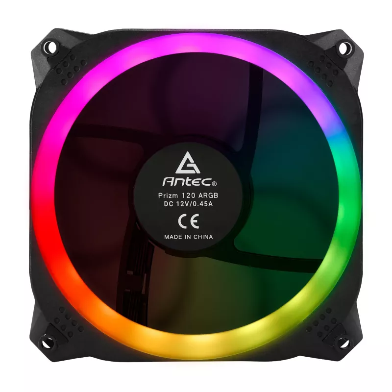 Antec Prizm 120 ARGB ανεμιστήρας κουτιού συσκευασία 5 τεμ. + controller - μαύρο