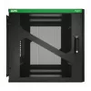 APC NetShelter 12U επιτοίχιο rack με πλευρικό βάθος USV, μαύρο
