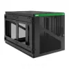 APC NetShelter 12U επιτοίχιο rack με πλευρικό βάθος USV, μαύρο