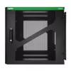 APC NetShelter 12U επιτοίχιο rack με πλευρικό βάθος USV, μαύρο
