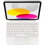 Apple Magic Keyboard Folio με Trackpad - Βρετανικά-Αγγλικά (QWERTY) - Λευκό - για iPad (10ης Γενιάς)