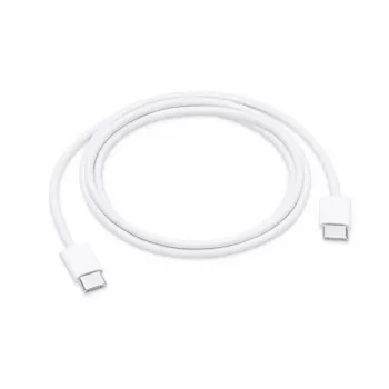 Apple MM093ZM/A iPhone Καλώδιο Δεδομένων USB-C σε USB-C 1m Λευκό (Bulk)