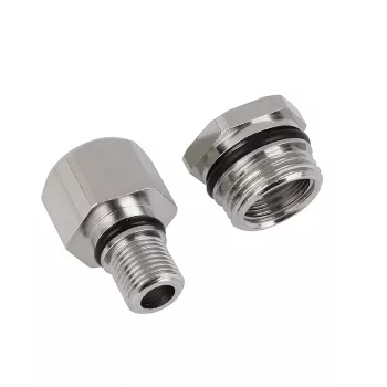 Aqua Computer Σετ προσαρμογέα Straight Eheim 1046 σε G1/4 inch θηλυκό σπείρωμα - Ασημί