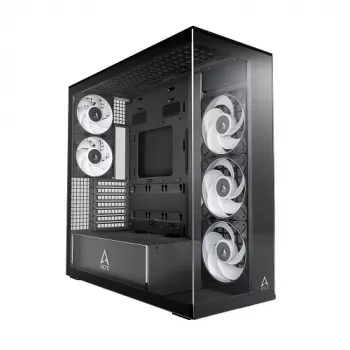 ARCTIC Xtender Black Clear Glass Mid-Tower ATX κουτί