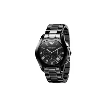 Armani AR1400 ανδρικό κεραμικό χρονογράφο ρολόι 42 mm μαύρο