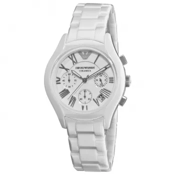 ARMANI AR1403 ανδρικό κεραμικό χρονογράφος ρολόι 42mm μαύρο