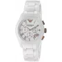 ARMANI AR1416 ανδρικό κεραμικό ρολόι χρονογράφος 42mm μαύρο