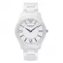 ARMANI AR1442 Ανδρικό κεραμικό ρολόι 42mm μαύρο καντράν Χρονογράφος