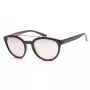 ARMANI EXCHANGE AX4118S81586X Unisex ορθογώνια γυαλιά ηλίου ματ μαύρο σκούρο γκρι καθρέφτης ασήμι 54mm