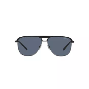 ARNETTE AN3082-733-55 Ανδρικό Ορθογώνια Γυαλιά Ηλίου Ματ Μαύρο Γκρι 57mm