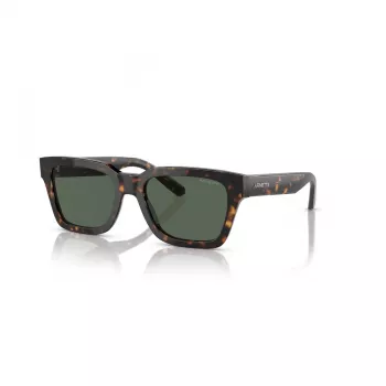 ARNETTE AN4334-122271 ανδρικό ορθογώνιο γυαλί ηλίου ματ μαύρος σκελετός σκούρο γκρι καθρέφτη ασημί φακοί 64/18/130 mm