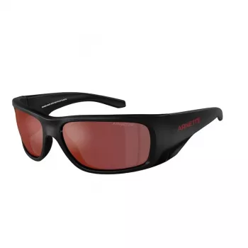 Arnette AN4345-29006Q ανδρικό ορθογώνιο γυαλί ηλίου ματ μαύρο σκούρο γκρι 62mm